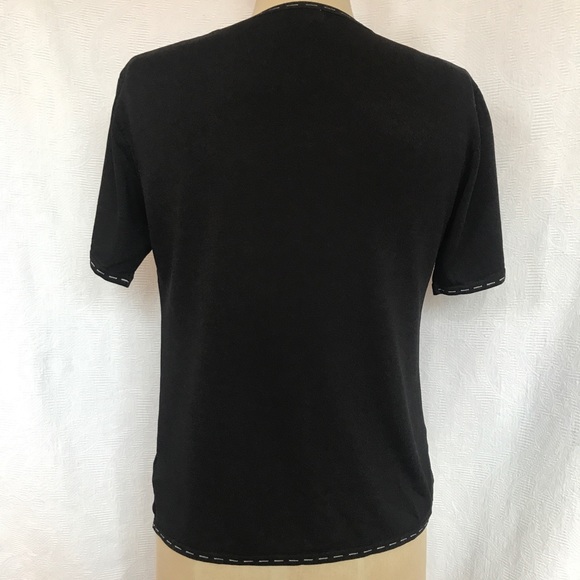 Salvatore Ferrangamo M black sweater twinset EUC - Picture 3 of 13